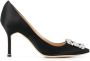 Manolo Blahnik Hangisi pumps Black - Thumbnail 1