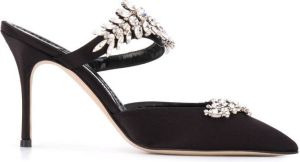 Manolo Blahnik Lurum mule heels Black