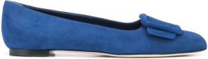 Manolo Blahnik Maydi flat loafers Blue