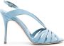 Manolo Blahnik Sardina 110mm suede sandals Blue - Thumbnail 1