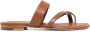Manolo Blahnik Susa crossover straps sandals Brown - Thumbnail 1
