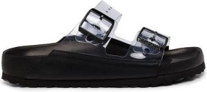 Manolo Blahnik translucent-strap sandals Black