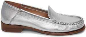 Mansur Gavriel Walker leather loafers Silver