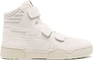 MARANT leather high-top sneakers Neutrals