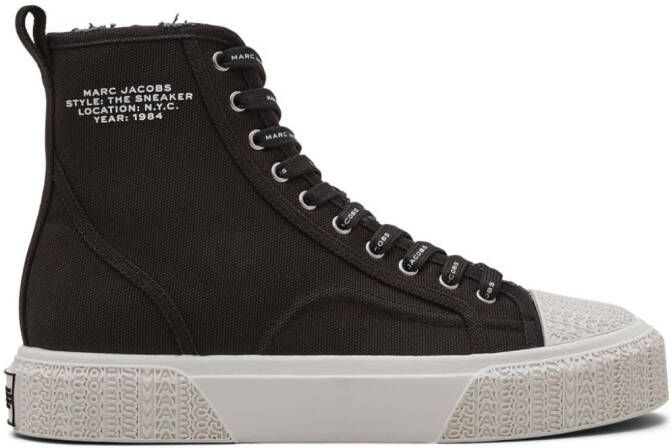 Marc Jacobs canvas high-top sneakers Black