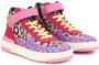 Marc Jacobs Kids logo-print hi-top sneakers Pink - Thumbnail 1