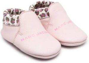 Marc Jacobs Kids logo-print slippers Pink