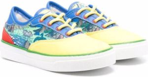 Marc Jacobs Kids patterned low-top trainers Yellow