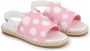 Marc Jacobs Kids polka-dot canvas sandals Pink - Thumbnail 1