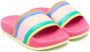 Marc Jacobs Kids rainbow rubber-sole slides Pink - Thumbnail 1