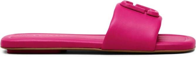 Marc Jacobs The J Marc leather sandals Pink