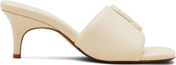 Marc Jacobs The Leather J Marc 65mm sandals White
