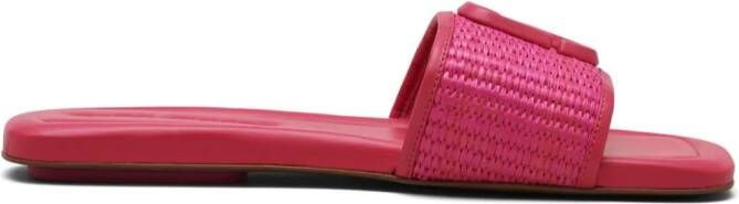 Marc Jacobs The Woven J Marc sandals Pink
