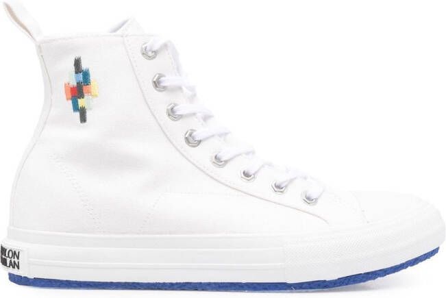 Marcelo Burlon County of Milan contrast-sole high-top sneakers White