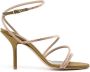 MARIA LUCA 95mm crystal-embellished sandals Gold - Thumbnail 1