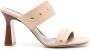MARIA LUCA 95mm stud-embellished mules Neutrals - Thumbnail 1