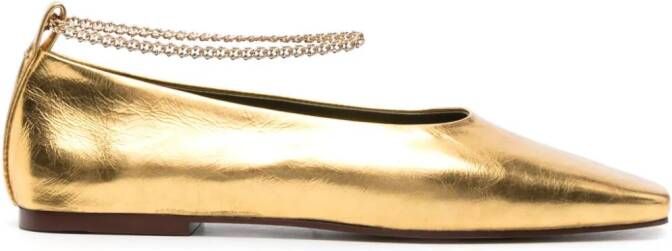 MARIA LUCA Augusta ballerina shoes Gold
