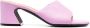 Marni 65mm block-heel leather sandals Pink - Thumbnail 1