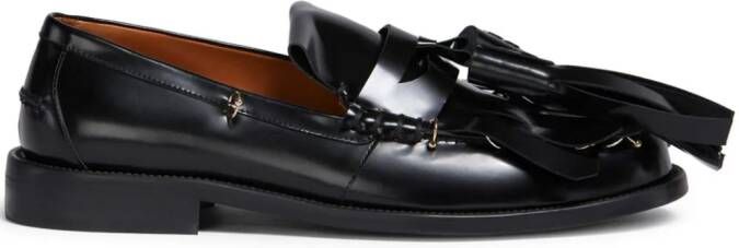 Marni Bambi tasselled leather loafers Black