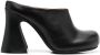Marni block-heel leather mules Black - Thumbnail 1