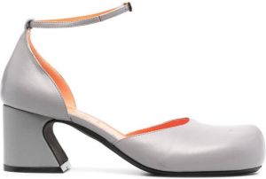 Marni block-heel Mary Jane pumps Grey