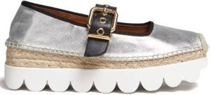 Marni buckled platform Mary Jane pumps Silver