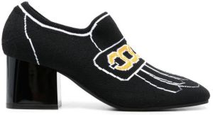 Marni chain-link print 65mm pumps Black