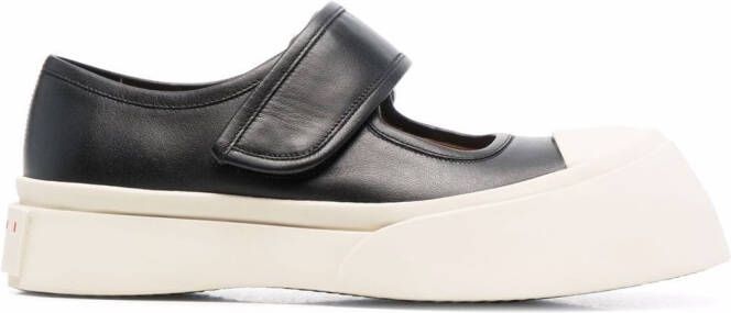 Marni leather Mary Jane sneakers Black