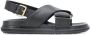 Marni Fussbet cross-strap sandals Black - Thumbnail 1