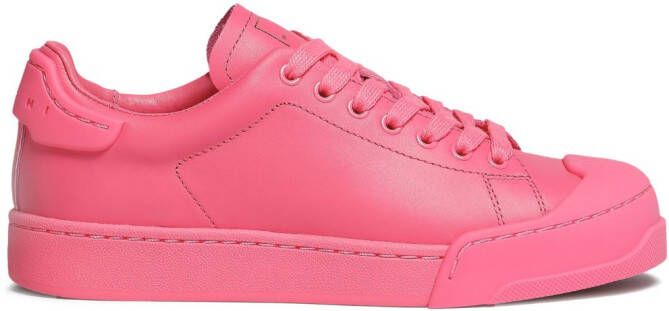 Marni Dada low-top leather sneakers Pink
