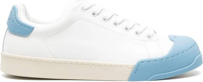Marni Dada two-tone leather sneakers White