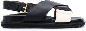 Marni Fussbet criss-cross sandals Black