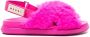Marni Fussbet shearling sandals Pink - Thumbnail 1