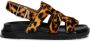 Marni leopard-print gladiator sandals Brown - Thumbnail 1
