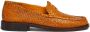 Marni interwoven-design leather loafers Orange - Thumbnail 1