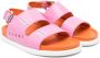Marni Kids buckled leather sandals Pink - Thumbnail 1