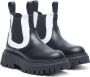 Marni Kids chunky ankle leather boots Black - Thumbnail 1