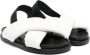 Marni Kids crossover-strap leather sandals White - Thumbnail 1