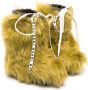 Marni Kids faux-fur knee-length boots Green - Thumbnail 1