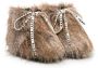 Marni Kids faux-fur lace-up boots Brown - Thumbnail 1