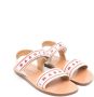 Marni Kids logo-print sandals White - Thumbnail 1