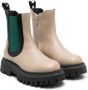 Marni Kids lug-sole 50mm Chelsea boots Neutrals - Thumbnail 1