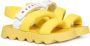 Marni Kids padded touch-strap sandals Yellow - Thumbnail 1