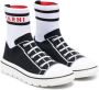 Marni Kids sock-style high-top sneakers Black - Thumbnail 1
