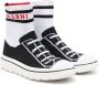 Marni Kids TEEN intarsia-knit high-top sneakers Black - Thumbnail 1