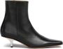 Marni heeled leather ankle boots Black - Thumbnail 1