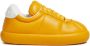 Marni lace-up leather sneakers Yellow - Thumbnail 1