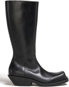 Marni leather knee-length boots Black