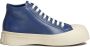 Marni leather mid-top sneakers Blue - Thumbnail 1