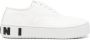 Marni logo-embossed leather sneakers White - Thumbnail 1